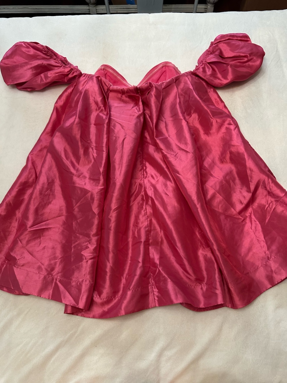 Anthropologie if by sea pink Off The Shoulder barbiecore Dress 38218 - Picture 11 of 12